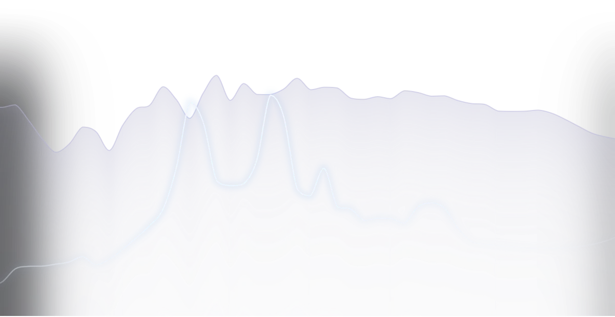 One moment of the demo without Andrum: the voice's white line runs into the grey of the music.
