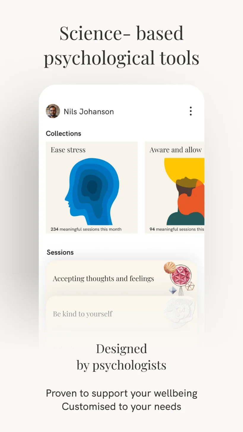 Aware: science-based psychological tools, designed by psychologists